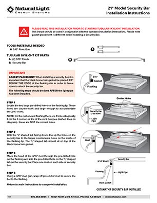 Natural Light Commercial Security Bar Install Thumb